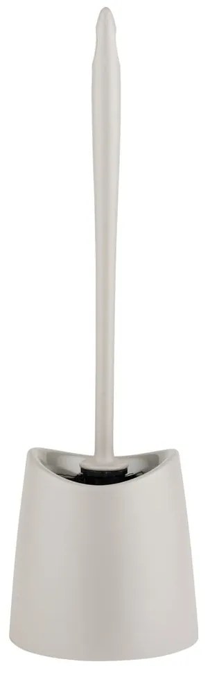 Perie de WC taupe din plastic Portes – Allstar
