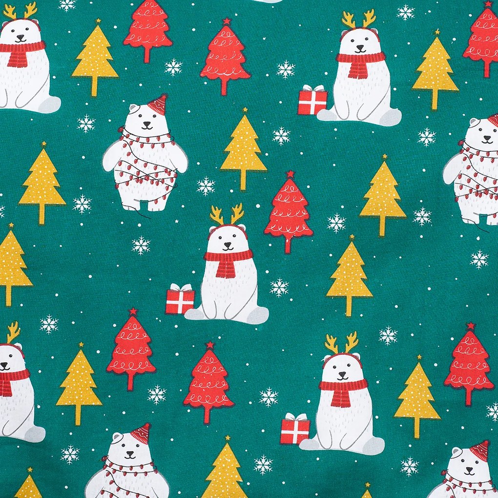 Lenjerie de pat din bumbac 4Home Polar Bear, 140 x200 cm, 70 x 90 cm