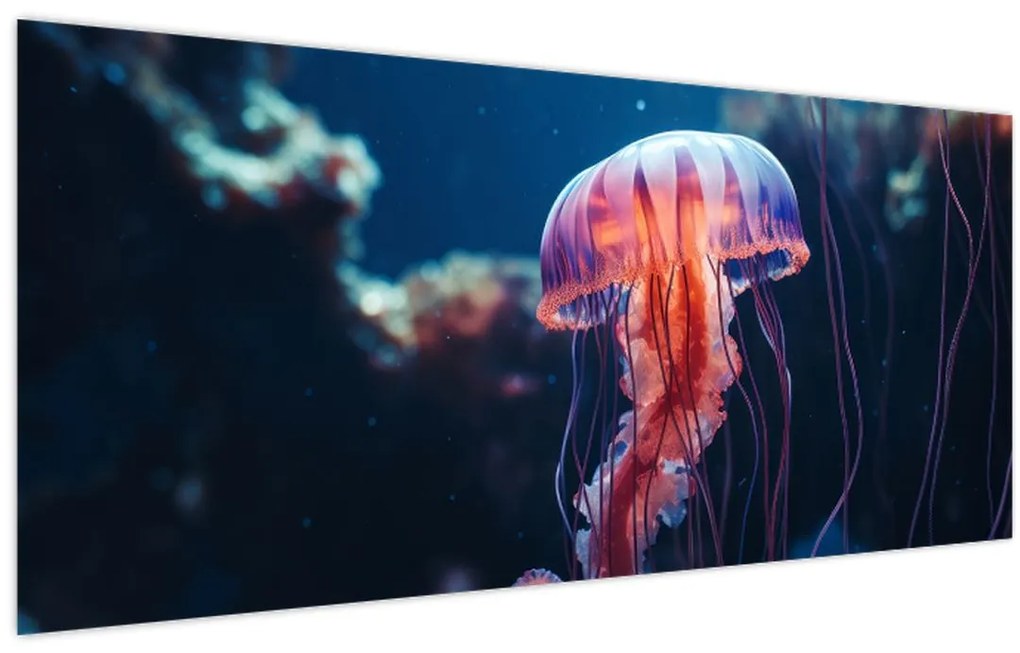 Tablou - Meduză (120x50 cm)