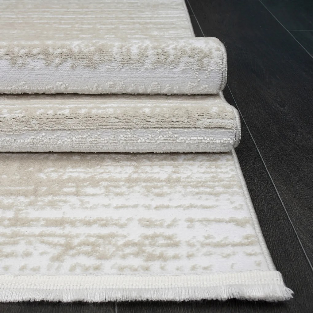 Covor, Jasmine 1452, 140x200 cm, Alb / Bej