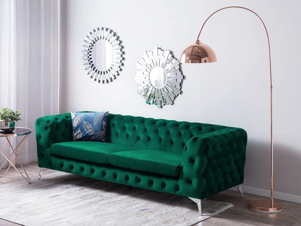 Canapea 3 locuri Sundby (verde) . 1008949