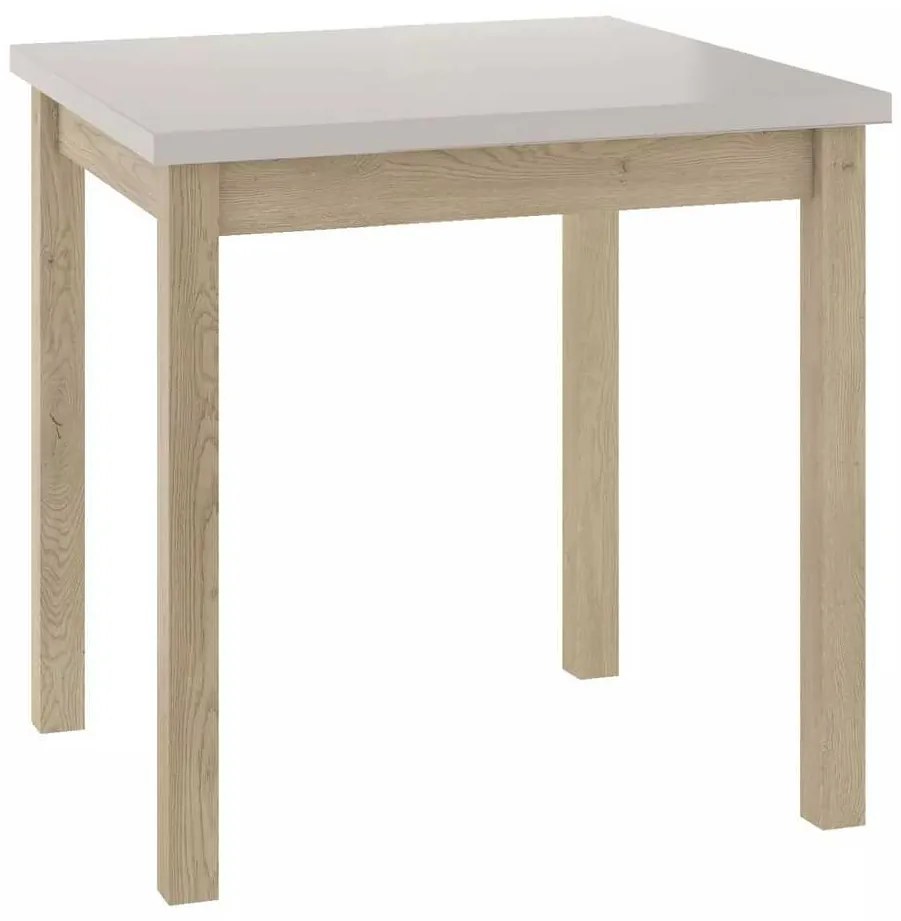 Masă de bucătărie Adam 90 x 65 cm, crem / stejar cremona