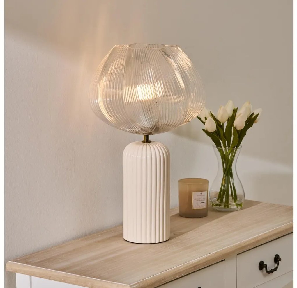 Atmosphera - Lampă de masă PHYLAS 1xE14/40W/230V bej