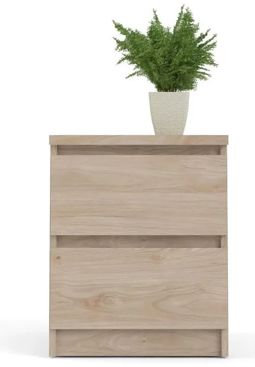 Noptieră cu aspect de lemn de stejar Naia - Tvilum