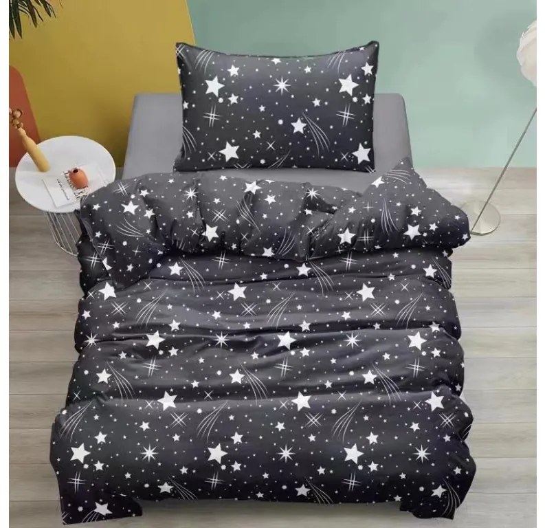 Lenjerie de pat din microfibra NIGHT SKY gri Dimensiune lenjerie de pat: 70 x 90 cm | 140 x 220 cm