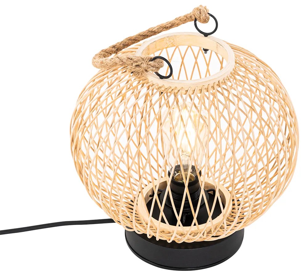 Lampă de masă rustică pentru exterior din ratan - Calamus