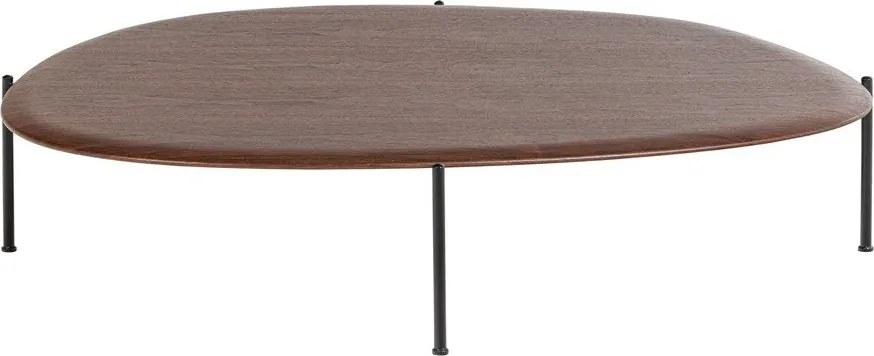 Măsuță de cafea în culoare naturală închisă 97x121 cm Kota – WOOOD