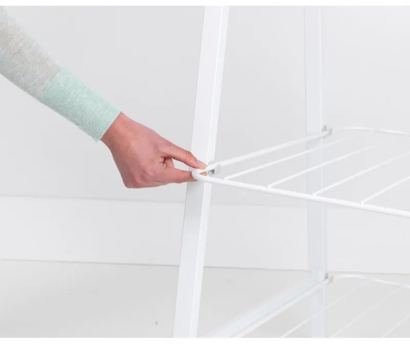 Suport multifunctional pentru haine Brabantia Linn 1008930, Otel, Alb