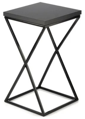 Suport pentru flori LOFT 40x24 cm negru