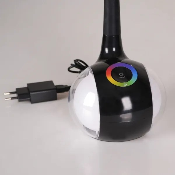 Lampă LED RGBW tactilă dimabilă de masă COSMOS LED/6,5W/230V negru