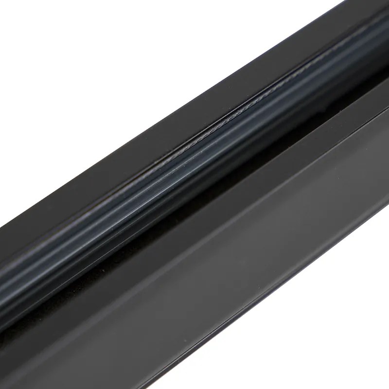 Șină 150 cm neagră pentru șină trifazată