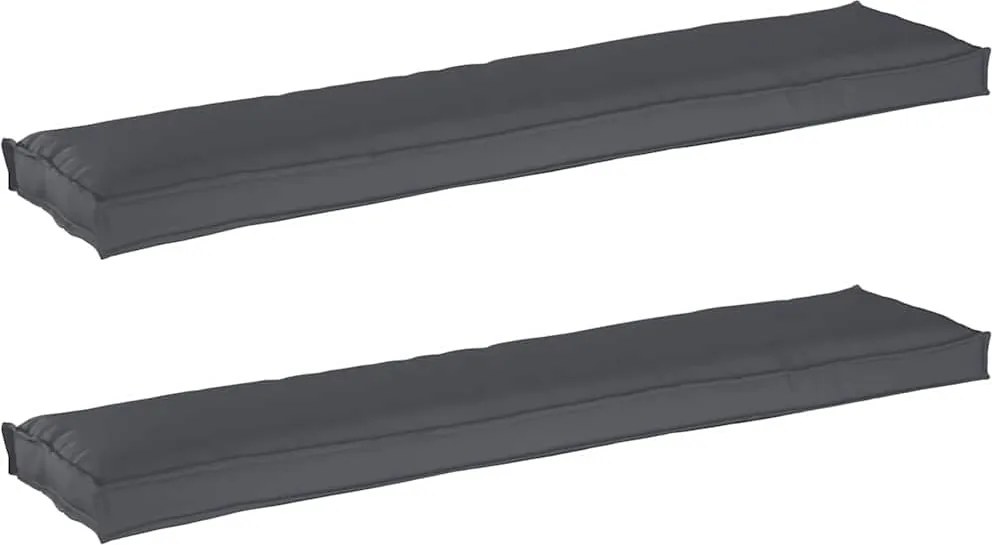 vidaXL Set de perne pentru palet 2 pcs Antracit 180 x 40 x 8 cm