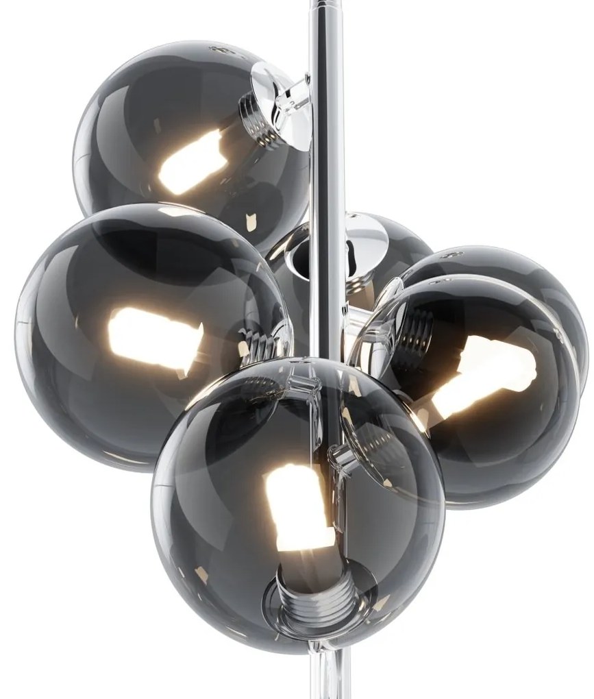Lustra moderna design deosebit cu 6 de surse de lumina Dallas crom