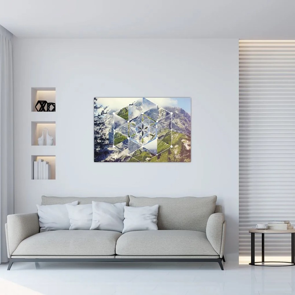 Tablou - Model geometric (90x60 cm)