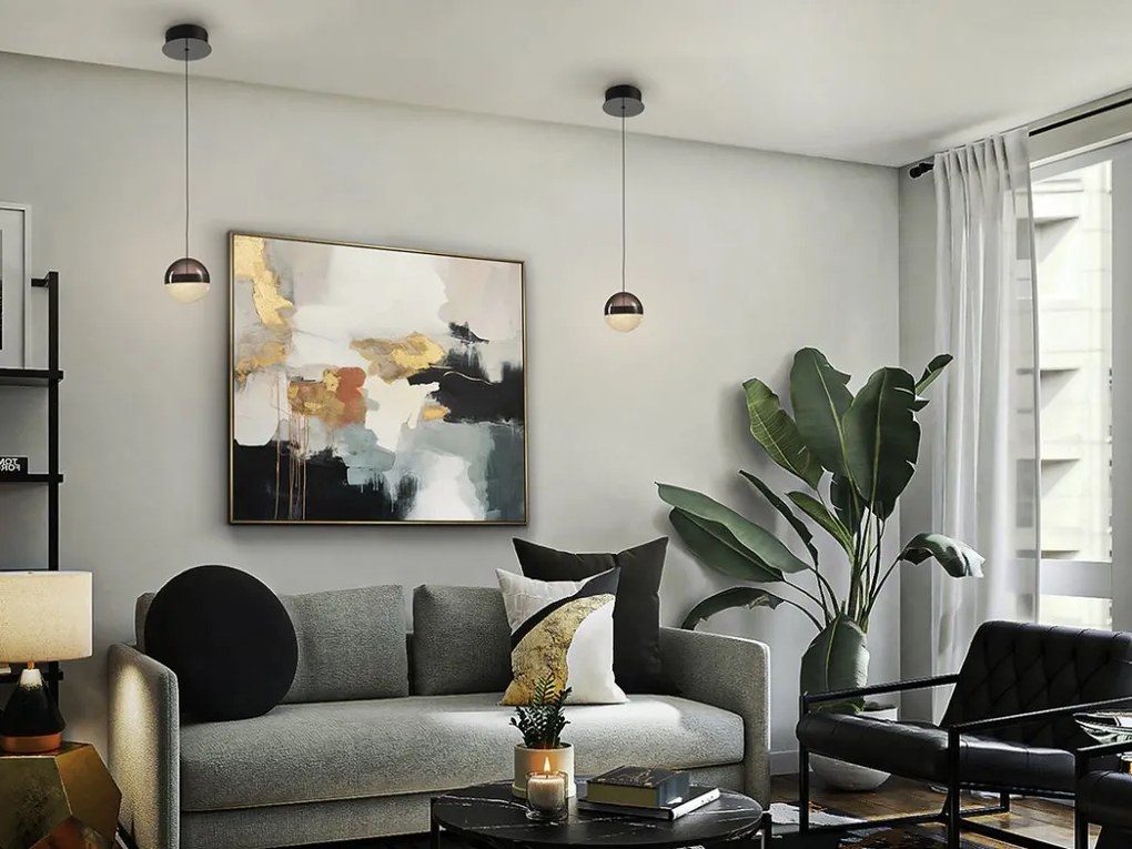 Lustra, Pendul LED design modern Orbes D12