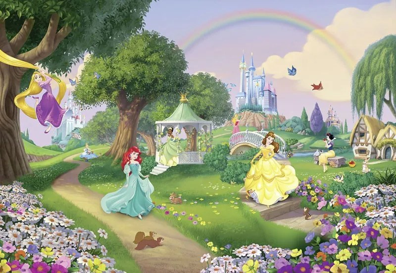 Fototapet Printese Disney Curcubeu