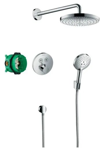 Sistem de dus incastrat Hansgrohe Raindance Select S crom lucios