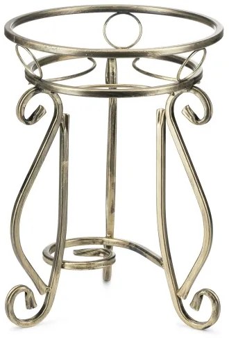 Suport de flori 37x29 cm auriu