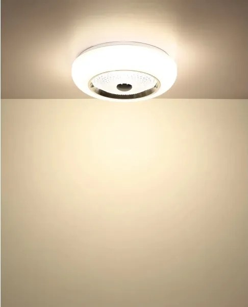 Globo 48071-18 - Plafonieră LED GRAHAM LED/24W/230V Ø 38,5 cm albă