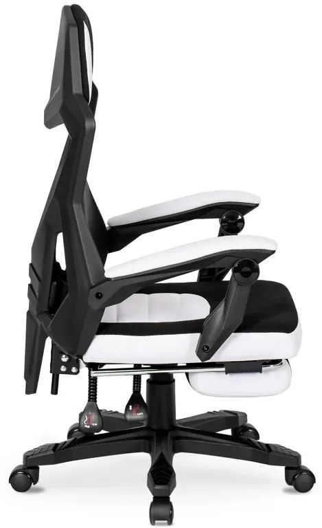 JAKS Scaun de gaming BING negru roșu