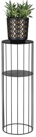 SET 3x Suport pentru flori LOFT negru