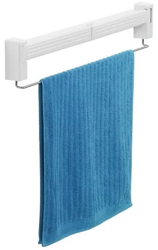 WENKO 3770013100 - Uscător de rufe BUTTERFLY 70 x 13,5 cm, argintiu/alb