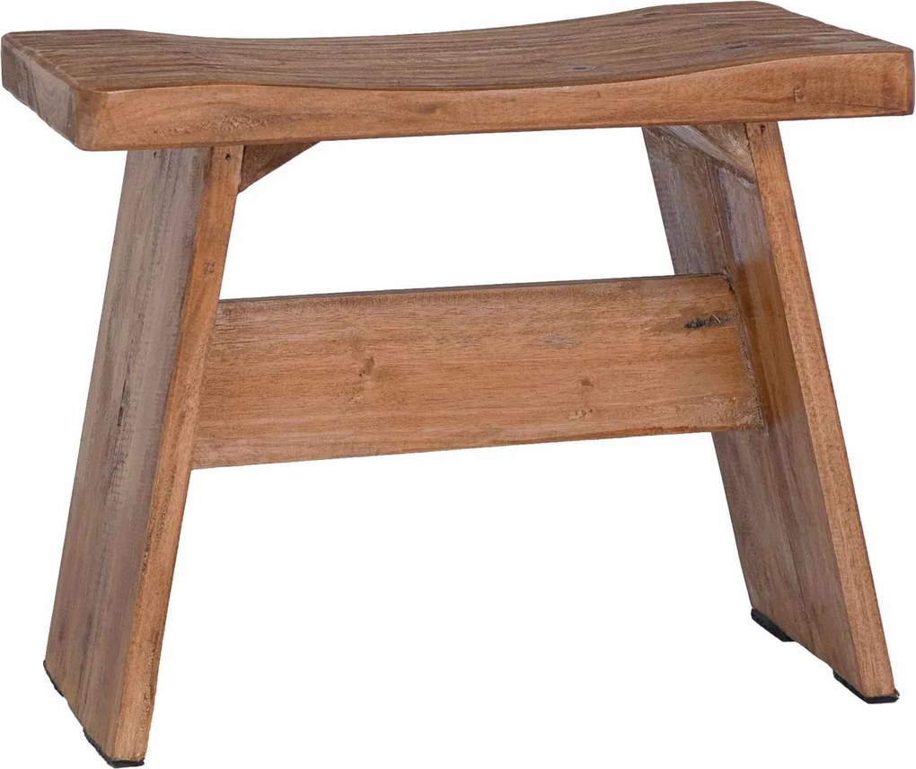 vidaXL Taburet natural 40 x 25 x 31 cm Lemn de mahon