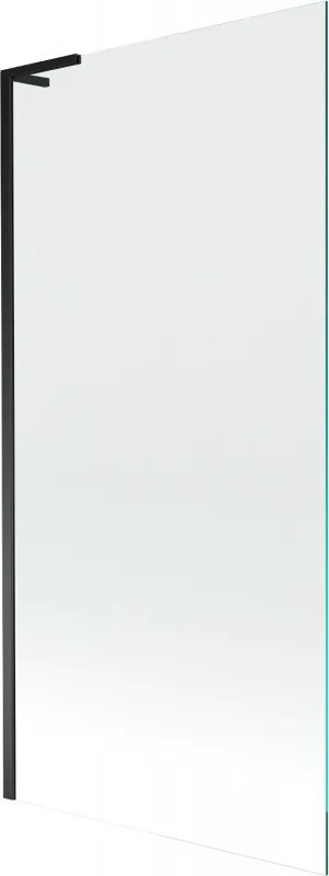 Mexen Next L paravan de cadă cu 1 panou 90 x 150 cm, transparent, negru - 895-090-000-03-00-70
