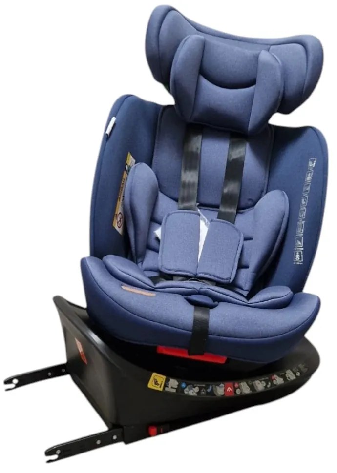 Scaun Auto cu Isofix Baby Care™ BS10P, Cu rotire 360 grade, Omologare R-129 i-Size, 0-36 kg, Tetiera reglabila, Transformabil in scoica auto, Sistem