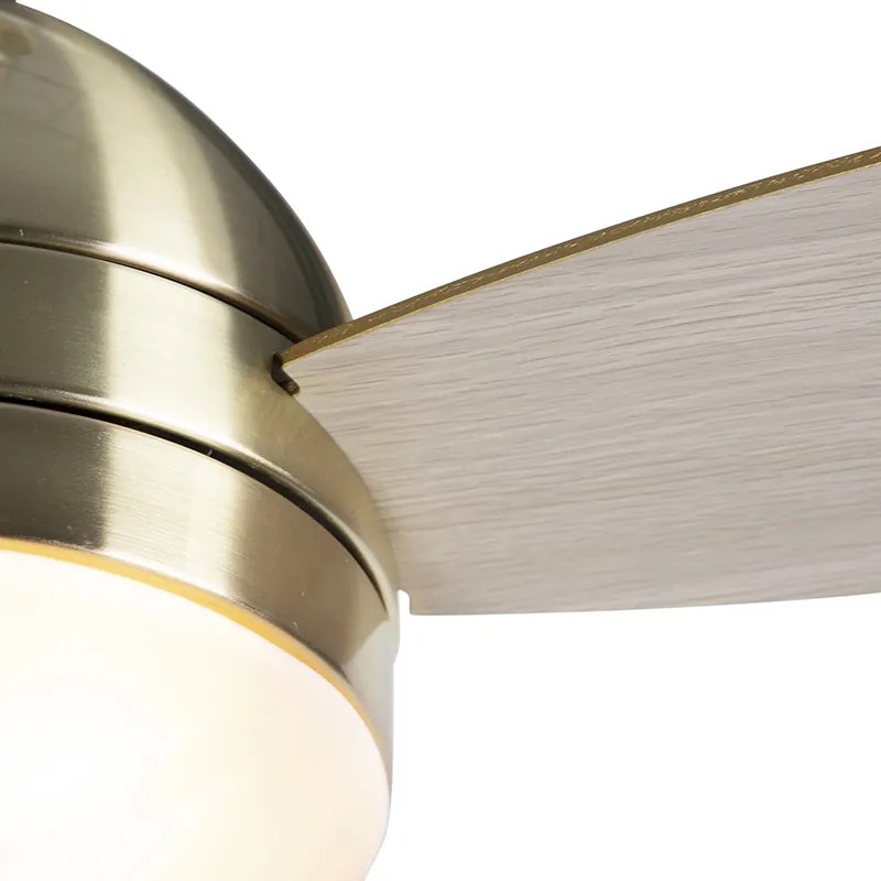 Ventilator de tavan alamă 96cm cu telecomandă - Rotar