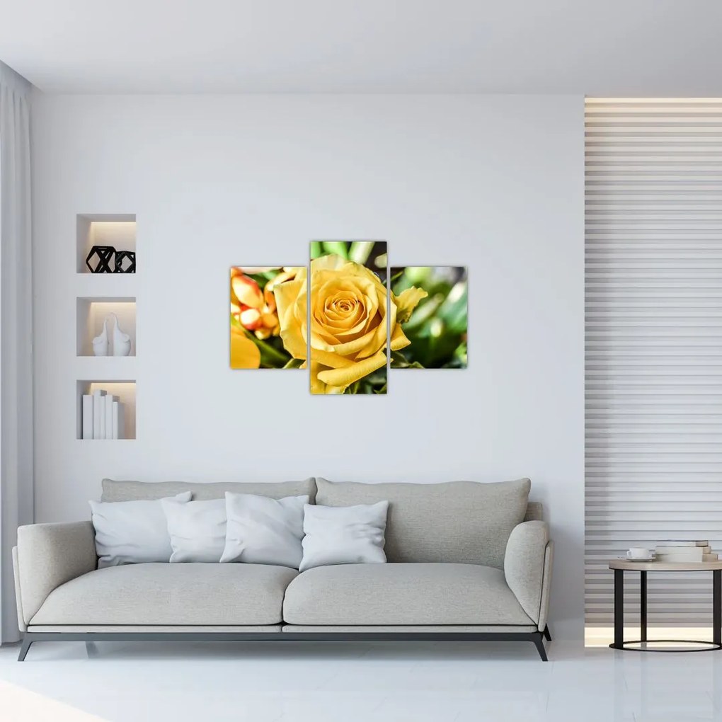 Tablou cu trandafir (90x60 cm)