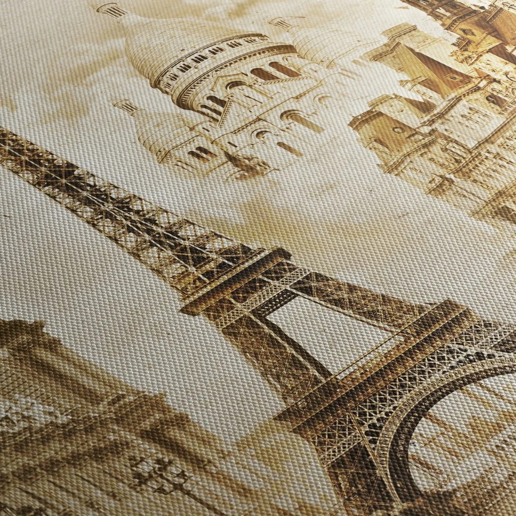 Tablou - Monumente din Paris (70x50 cm)