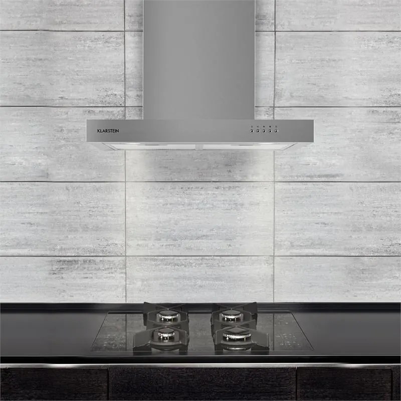 Zarah, hotă de aburi, kit de recirculare a aerului, 60 cm, 620 m³ / h, filtru activ de carbon