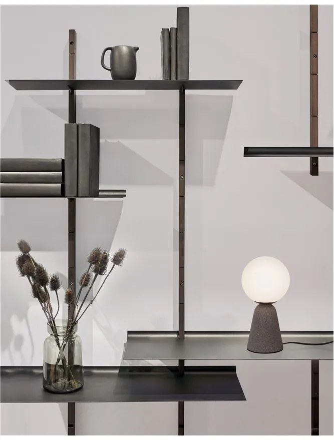 Veioza, lampa de masa design modern ZERO beton gri NVL-9577010
