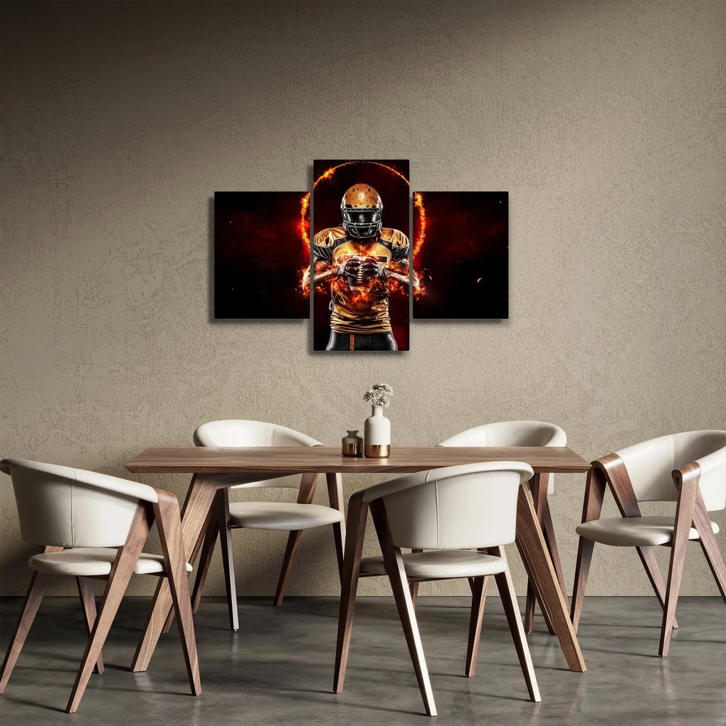 Tablou - Jucător de fotbal american (90x60 cm)