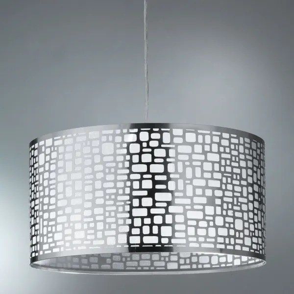 Lustră pe cablu ONLI BRUCE 1xE27/15W/230V d. 45 cm crom mat