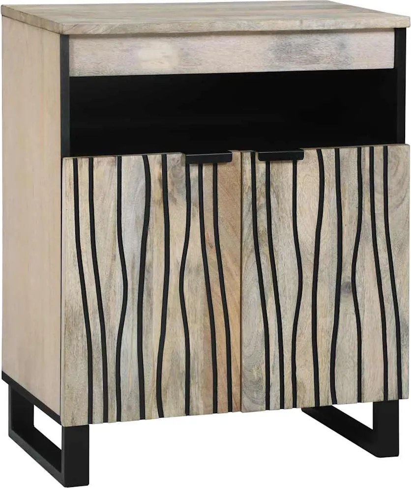 vidaXL Dulapuri și suporturi pentru stocarea media Alb și negru