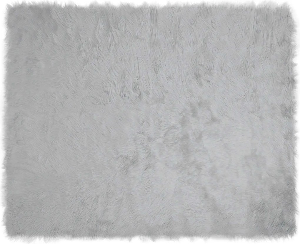 vidaXL Covor din Lână Faux Tafalla Gri 200 x 280 cm Poliester