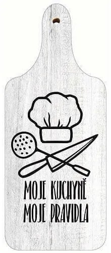 Tablă de tăiere decorativă dinlemn Bohemia Gifts Bucătăria mea