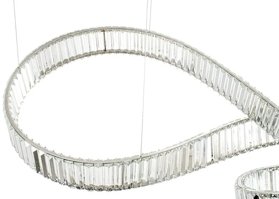 Lustra LED moderna design deosebit CHARMES 160B crom
