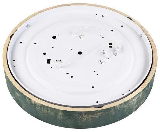 Brilagi - Plafonieră PINO, 3 x E27, 15 W, 230 V, pin/verde, Ø 47,5 cm
