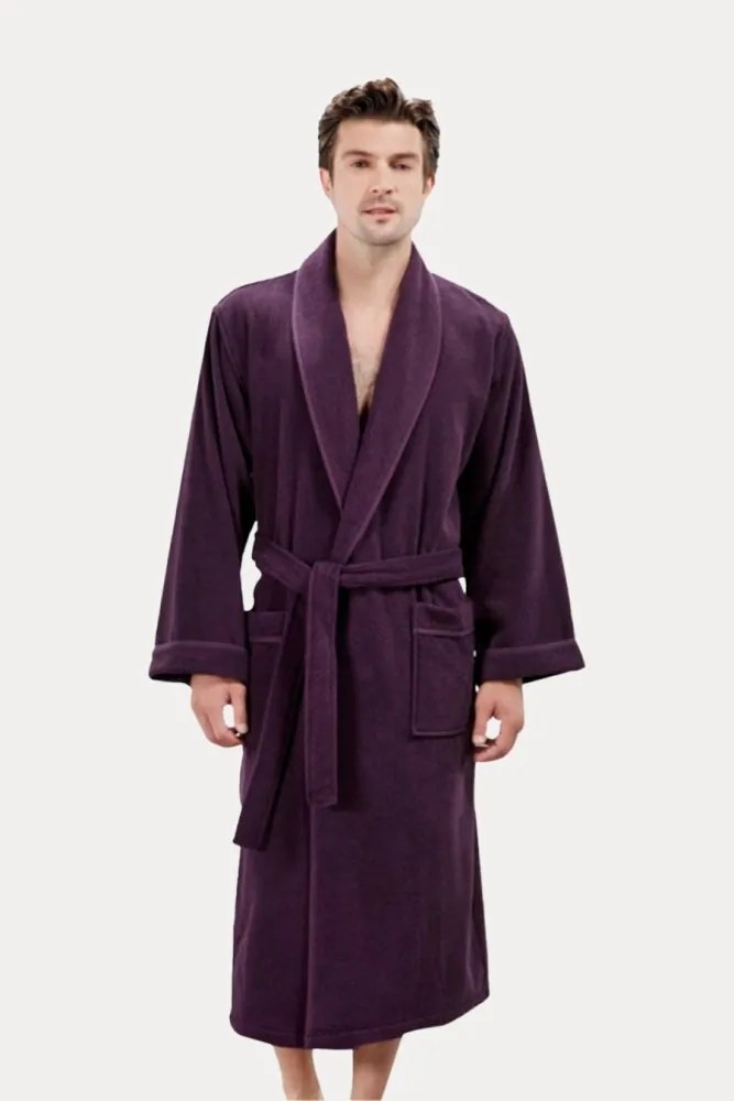 Halat pentru bărbați LORD Violet închis / Dark purple S