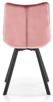 Scaun de dining COMORO, 1 buc., roz