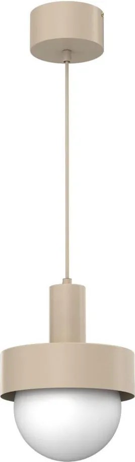 Pendul pe cablu CANAN 1xE27/15W/230V Ø 20 cm bej