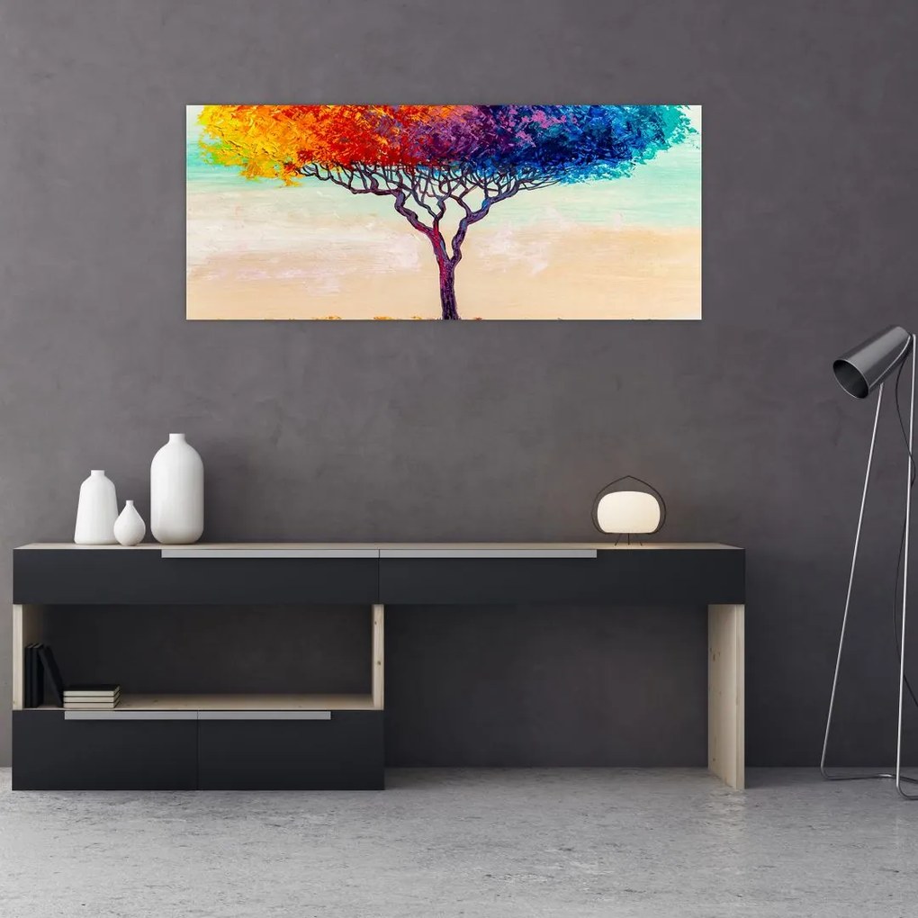 Tablou cu pom pictat (120x50 cm)