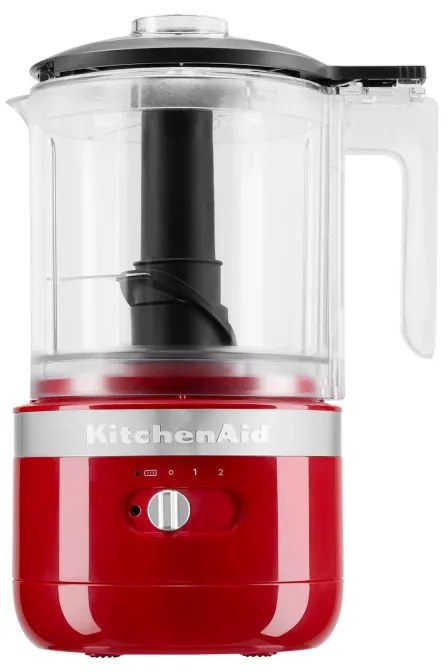 Tocator fara fir KitchenAid, 12 V, 1,18 L, 2 viteze + Pulse, fara BPA, Rosu Imperial