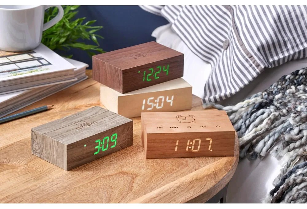 Ceas deșteptător digital Flip Click – Gingko