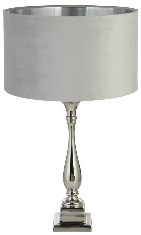 Veioza/Lampa de masa design lux elegant Belle crom/gri
