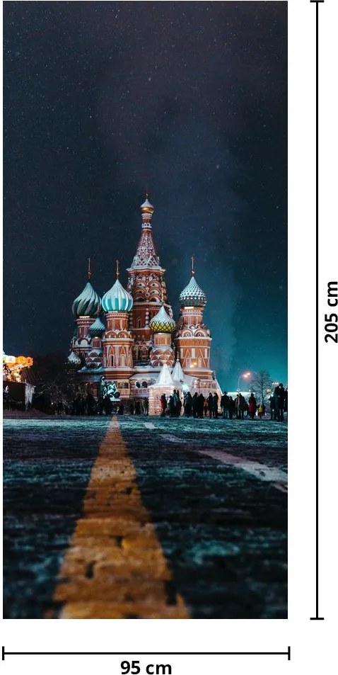 Fototapet pentru ușă - Construcții în Rusia (95x205cm)