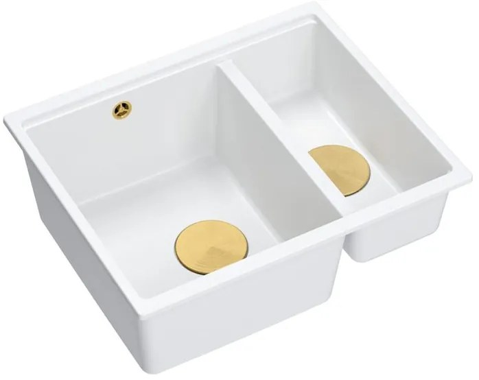 Chiuveta din granit Logan 150 alb